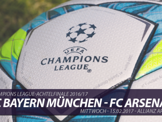 Champions League Tickets: FC Bayern - FC Arsenal, 15.2.2017