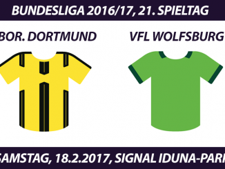 Bundesliga Tickets: Borussia Dortmund - VfL Wolfsburg, 18.2.2017