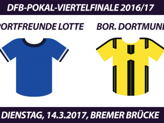 DFB-Pokal Tickets: Sportfreunde Lotte - Borussia Dortmund, 14.3.2017