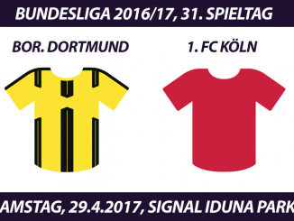 Bundesliga Tickets: Borussia Dortmund - 1. FC Köln, 29.4.2017