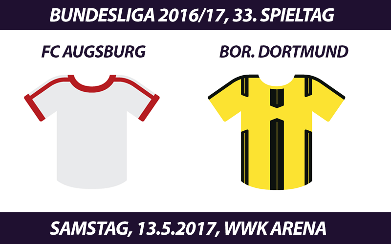 Bundesliga Tickets: FC Augsburg - Borussia Dortmund, 13.5.2017