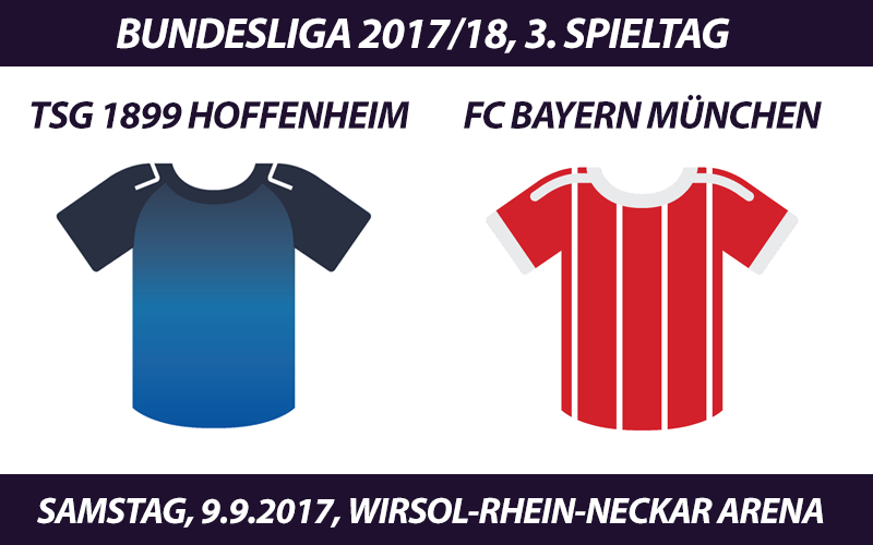 Bundesliga Tickets: FC Bayern - TSG 1899 Hoffenheim, 9.9.2017