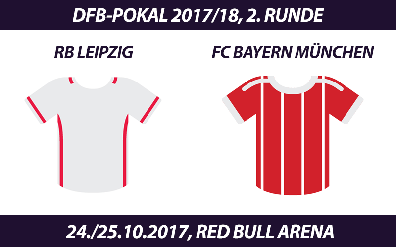DFB-Pokal Tickets: RB Leipzig - FC Bayern München, 24./25.10.2017