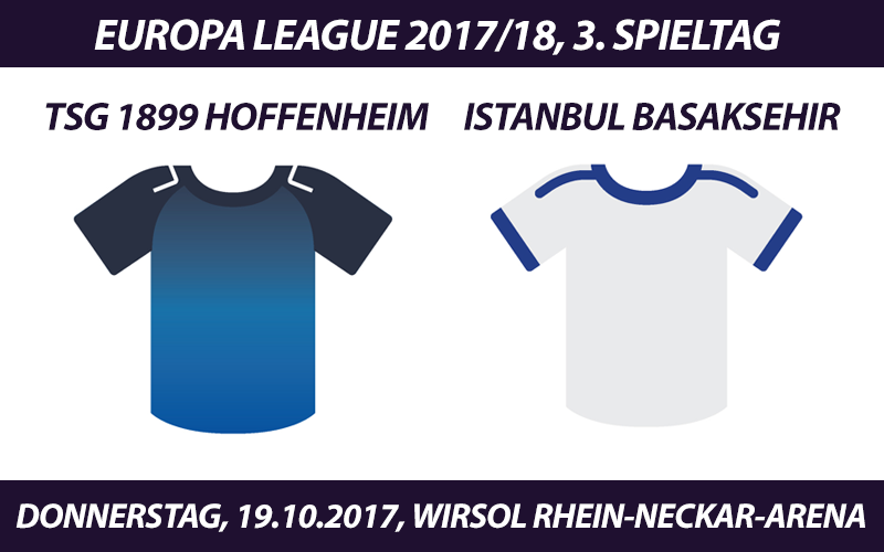 Europa League Tickets: TSG 1899 Hoffenheim - Istanbul Basaksehir, 19.10.2017