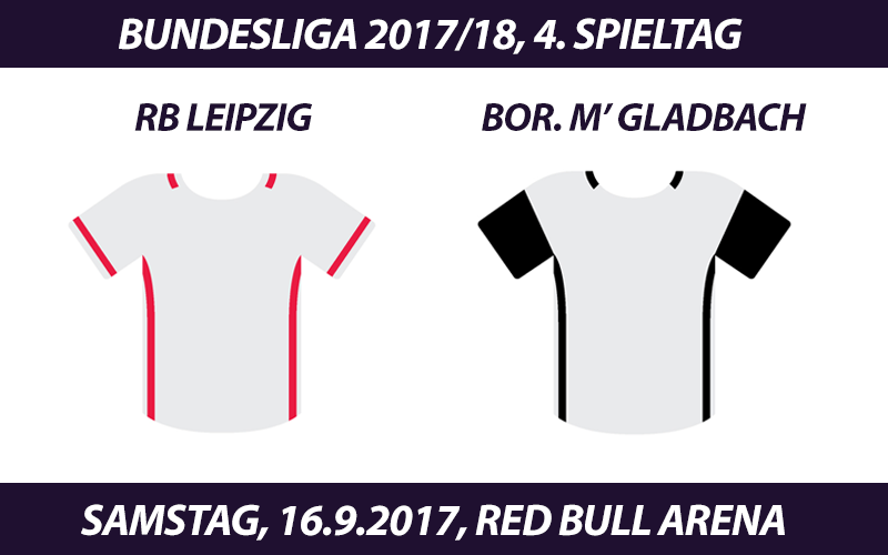 Bundesliga Tickets: RB Leipzig - Borussia Mönchengladbach, 16.9.2017