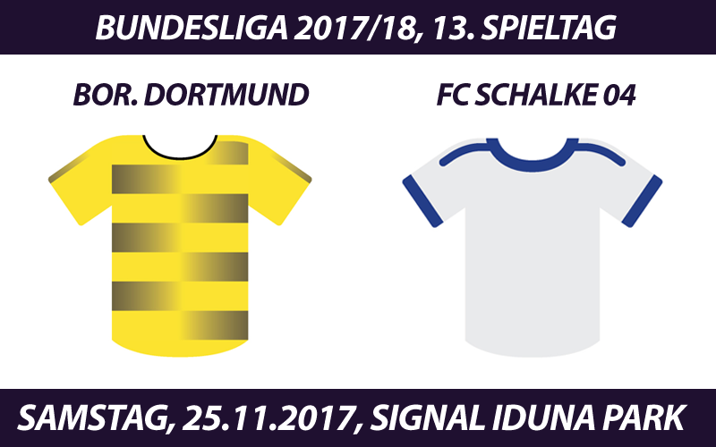 Bundesliga Tickets: Borussia Dortmund - FC Schalke 04, 25.11.2017 (Revierderby)