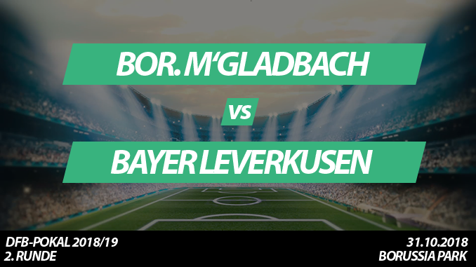 DFB-Pokal Tickets: Borussia Mönchengladbach - Bayer Leverkusen, 31.10.2018