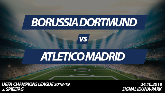 Champions League Tickets: Borussia Dortmund - Atletico Madrid, 24.10.2018