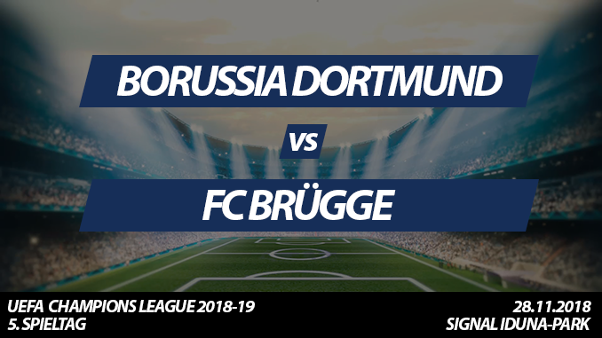 Champions League Tickets: Borussia Dortmund - FC Brügge, 28.11.2018