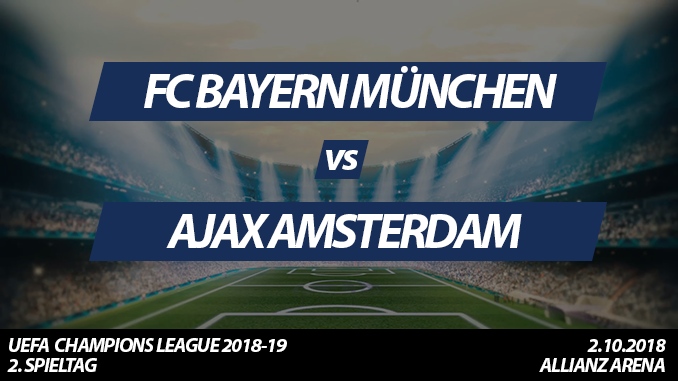 Champions League Tickets: FC Bayern - Ajax Amsterdam, 2.10.2018